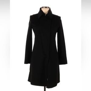 Kiton Napoli cashmere black peacoat